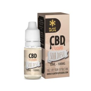 CBD E-Liquid Plant of Life Sour Diesel 10 ml. 5%