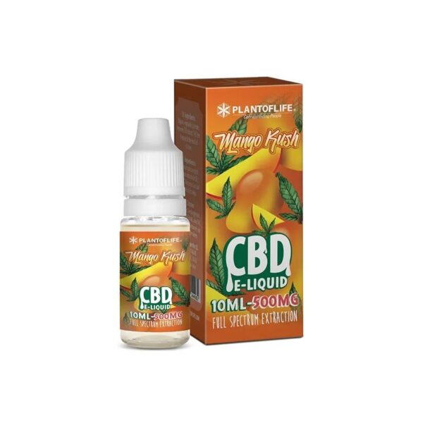 CBD E-Liquid Plant of Life Mango Kush 10 ml. 5%